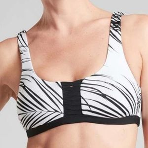 NEW Athleta Retro Palm Adriata Bikini Top Size S